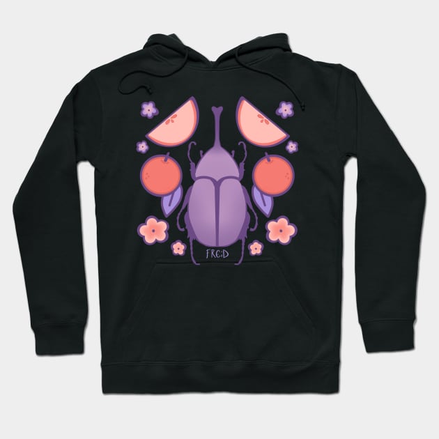 Fruity Beetle Hoodie by Freddis Fine Designs